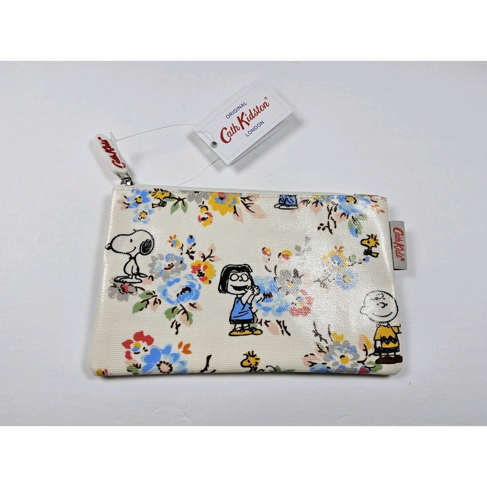 Cath Kidston X Peanuts Charlie Brown Lucy Snoopy Zipper Pouch Bag